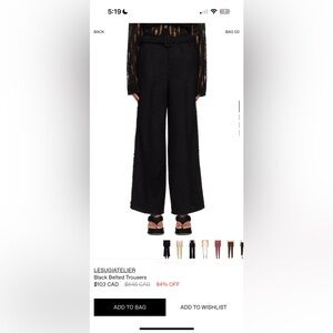 lesugiatelier pant brand new